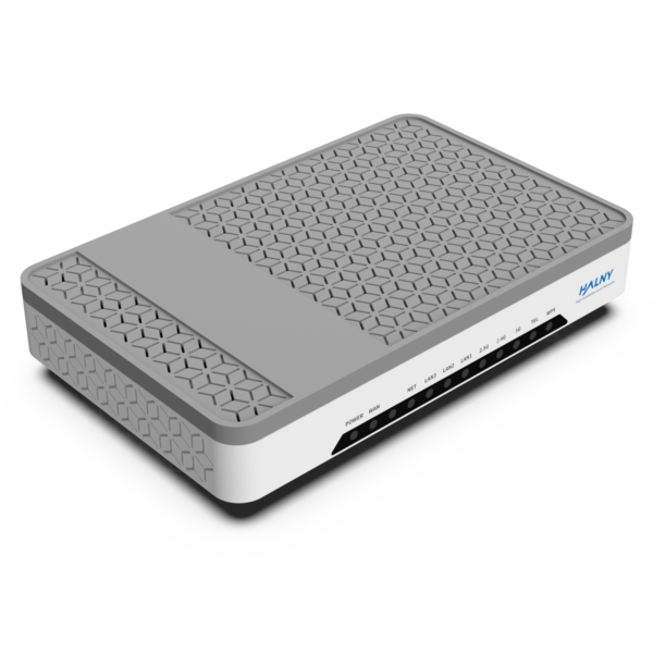 HLS-4BX3V-F – Ethernet Gateway with 2.5G WAN SFP cage port,1×2.5Gigatit LAN port, 3xGigabit LAN ports, WI-FI AX3000, 1 VoIP FXS port